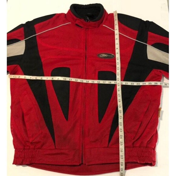 NITRO RACING Motorcycle Jacket 2XL Men Armor, Mesh Fabric, Removable Lining - Picture 4 of 4